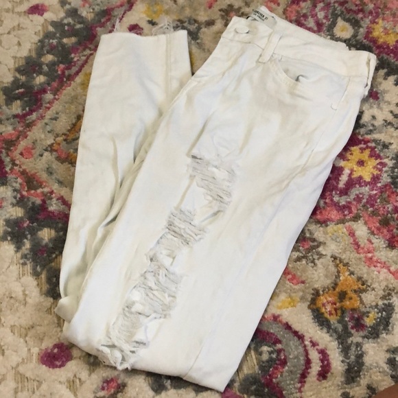 White High Rise pants - Picture 1 of 3